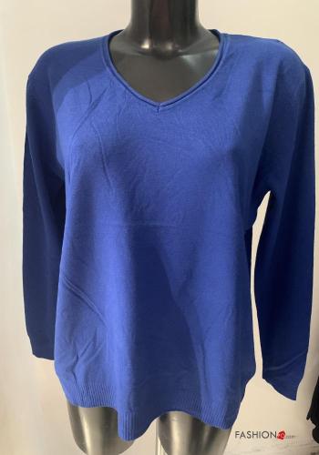  Casual Long sleeved top  Electric blue