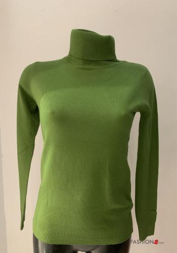  Casual Rollneck  Olive green-yellow