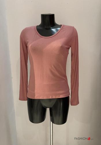  Casual Long sleeved top  Dusty pink