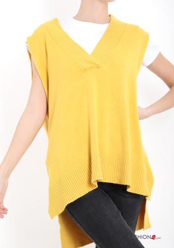  v-neck Sweater  Yellow