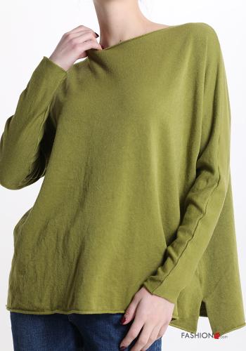  Casual Sweater  Light olive