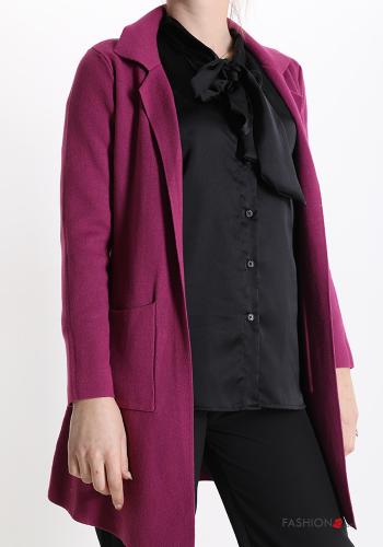  Duster Coat with pockets Mauve