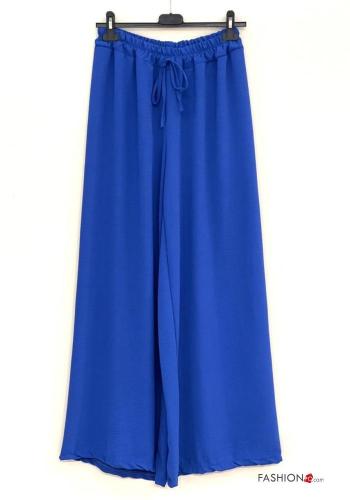  Trousers with bow Electric blue