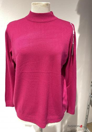  Casual Sweater  Raspberry
