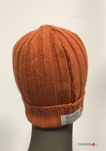  Hut aus Kaschmir-Mischung  Orange