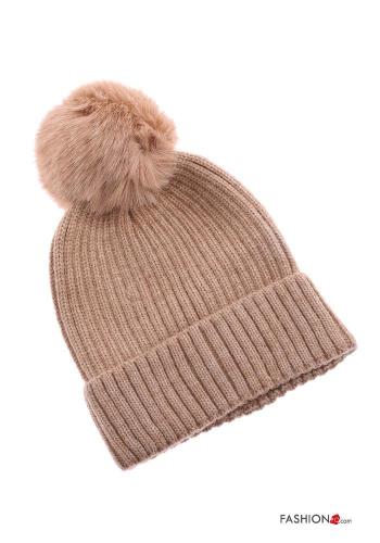  Cotton Beanie  Mud Brown