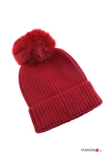  Cotton Beanie  Bordeaux