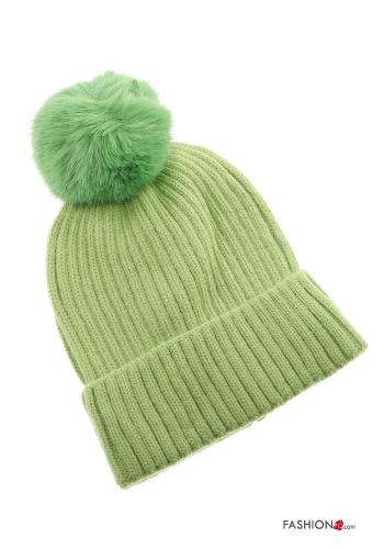  Cotton Beanie  Light green