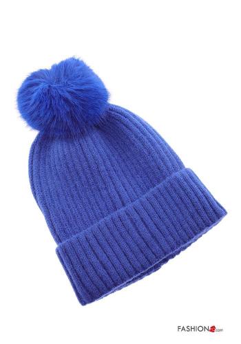  Cotton Beanie  Blue