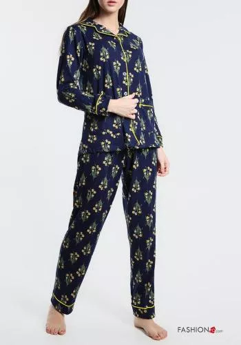  Floral Pyjama set with buttons