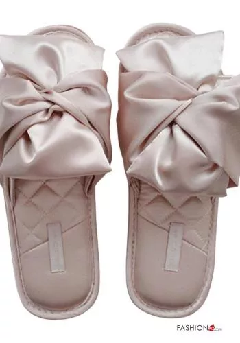  Slide Sandals with bow