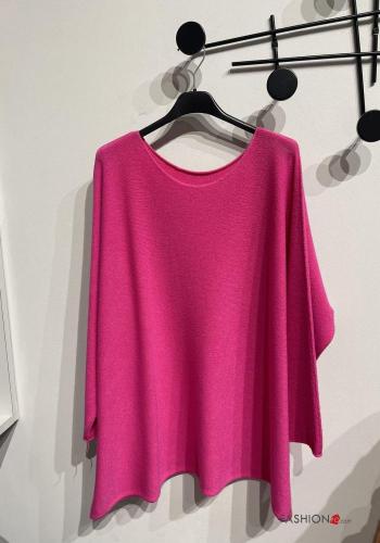  Maglione Casual  Fucsia