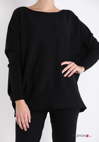  Casual Sweater  Black