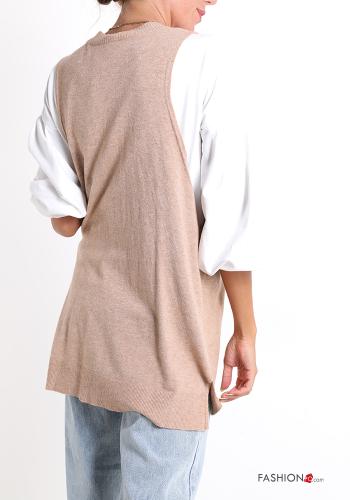  v-neck Sweater  Camel