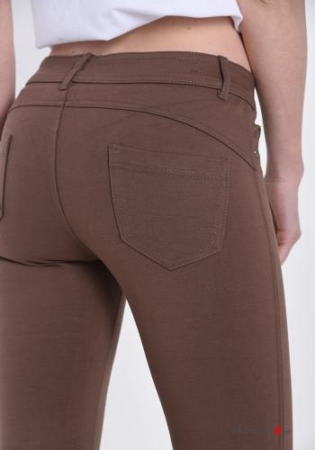  Leggings in Cotone con tasche 