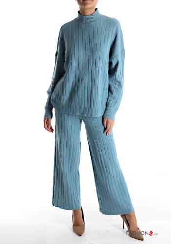 Striped Rollneck Co-ord 