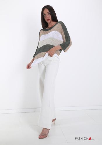  Striped lurex Sweater 