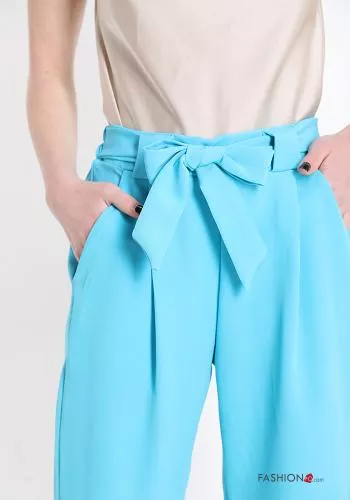  Trousers with pockets with bow
