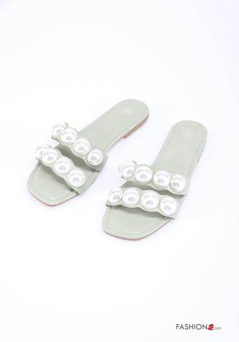  Sandals with pearls