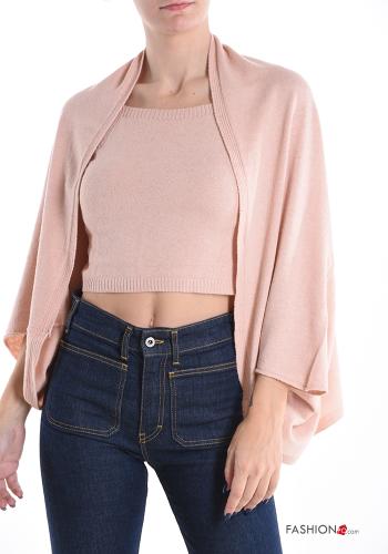  Conjunto em Cashmere Blend  Rosa