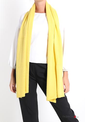  Cashmere Blend Scarf  Yellow