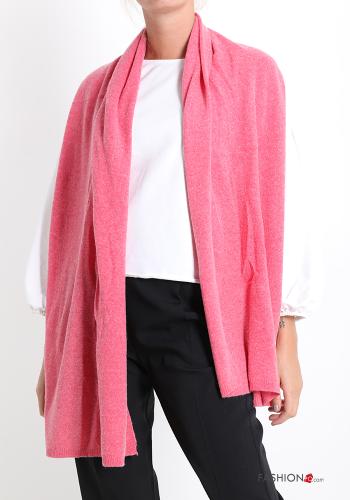  Cashmere Blend Scarf  Strawberry red