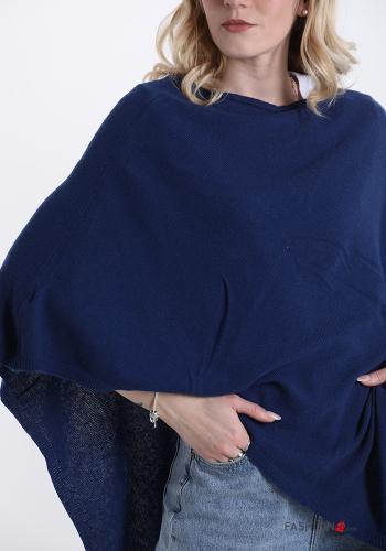  Poncho aus Kaschmir-Mischung 