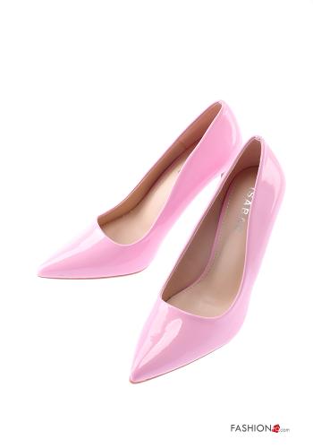  Sapatos de salto escarpin  Rosa