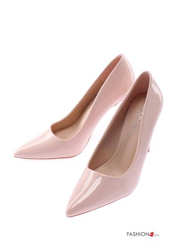 Sapatos de salto escarpin  Bege