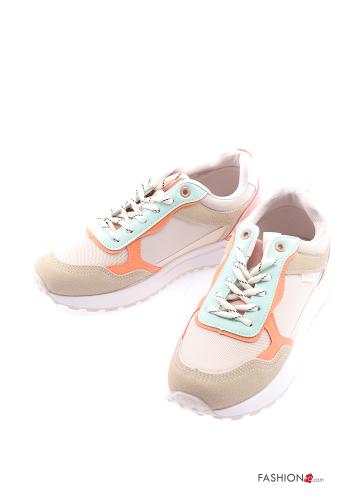  Zapatillas (Sneakers) Estilo Informal  Rosa