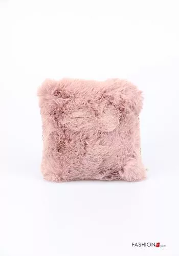  Ecological Fur Bag with rhinestones