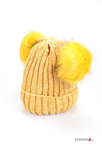  chapéu Casual  Amarelo