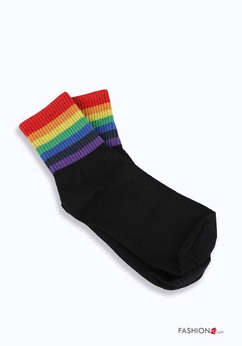  Cotton Ankle socks  Light black