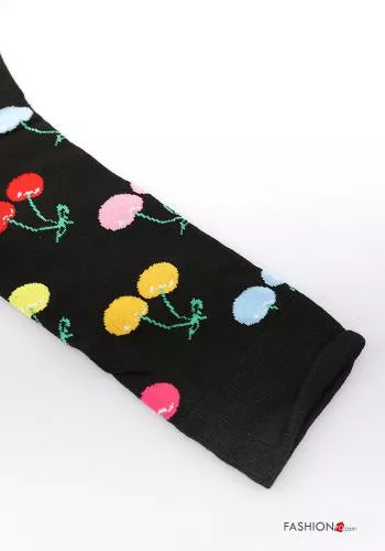  Natur Muster Kurze Socken aus Baumwolle 