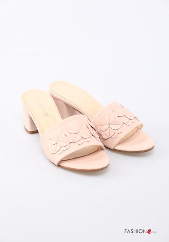  Genuine Leather Sandals  Dusty pink