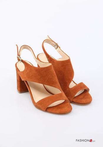 Suede Genuine Leather Sandals with strap