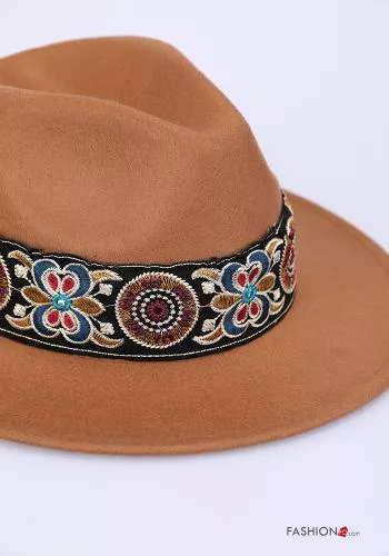 Embroidered pattern Hat