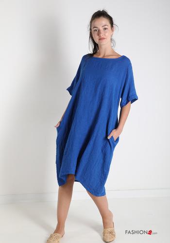  Linen Dress with pockets