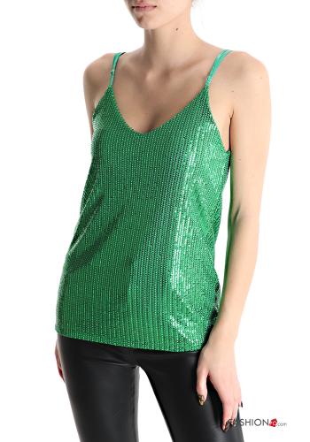  Tank-Top with sequins