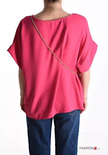  short sleeve Blouse with bag