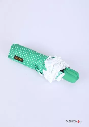 12-teiliges Set  Regenschirm  mit Volants getüpfelt Muster