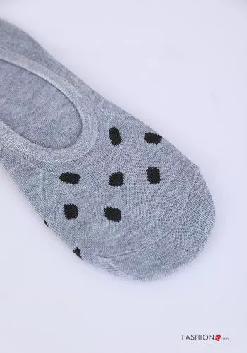  Polka-dot Cotton Trainer socks 
