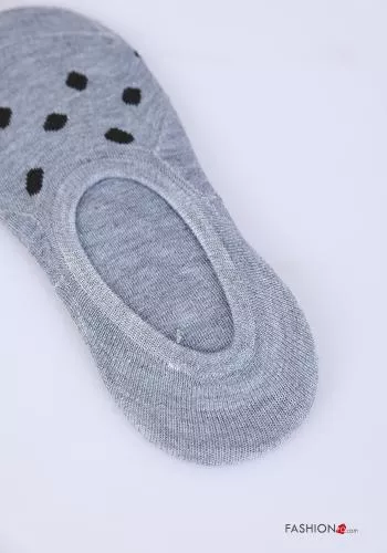 gepunktet Sneaker Socken aus Baumwolle 