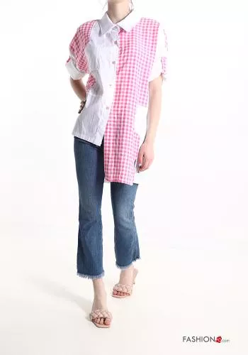  Vichy Cotton Shirt with pockets