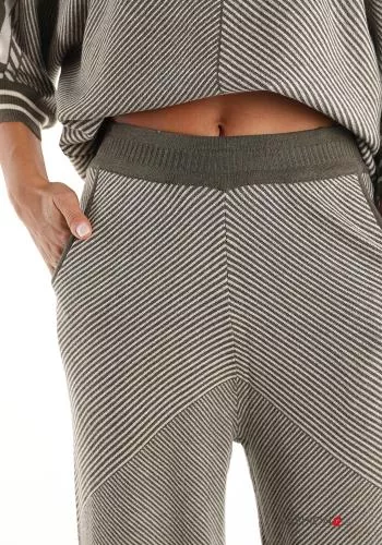  Striped Wool Mix Co-ord 