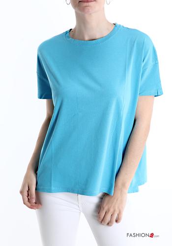  Cotton T-shirt  Turquoise
