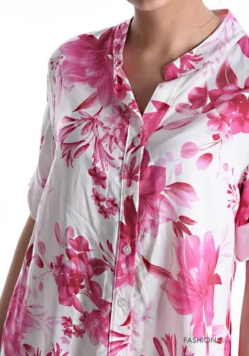 Chemise manches courtes à Imprimé Floral 