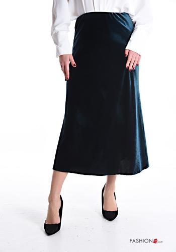  Velvet Longuette Skirt with elastic