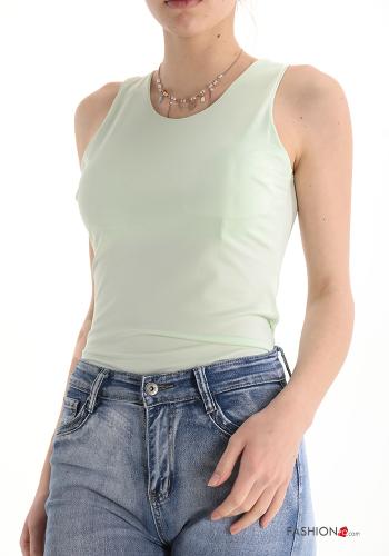  Casual Bodysuit  Grayish green