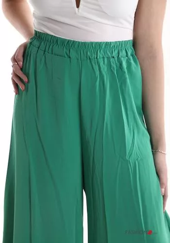  wide leg Trousers with elastic